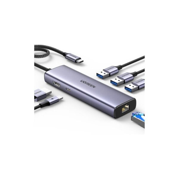 UGREEN 6 in 1 USB C Hub