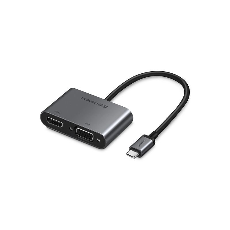 UGREEN USB-C to HDMI + VGA +USB 3.0 Adapter with PD