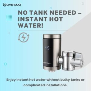 Daewoo Electric Water Heating Faucet/Tap | Current Protection - Image 3