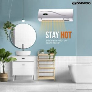 Daewoo Wall Mount Heater with Remote Control - FUSTIAN DWH 512L - Image 4