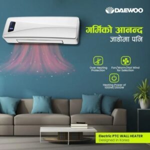 Daewoo Wall Mount Heater With Remote Control and WIFI - SUAVE DWH 513L - Image 4